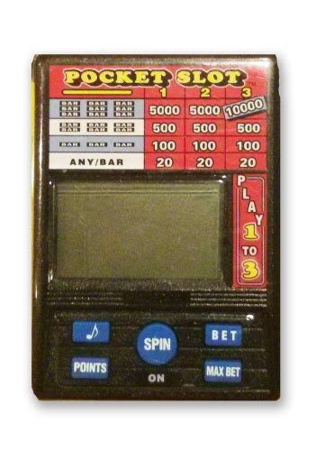 electronic game pocket slot|Radica Pocket Slot 10000 Handheld Game Model .
